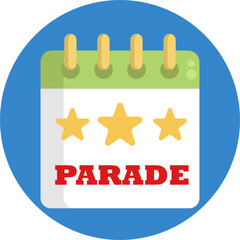 Parade Icon. Party Icon, Celebration. Vector. Illustration. 