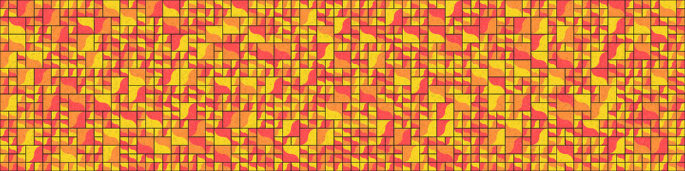 Abstract Geometric Pattern generative computational art illustration