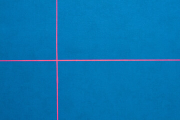 laser marking on blue wall