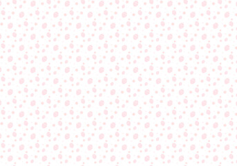 ライトピンクのいちごパターン