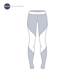 Clothes thin line style.