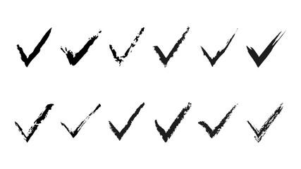 Check mark collection / Black check mark.