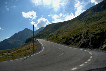 Berglandschaft am Flüelapass in der Schweiz 12.8.2020
