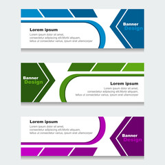 Fototapeta premium Set of Design Banner Web Template. can be Used for Workflow Layout, Diagram, Web Design. and Label Vector