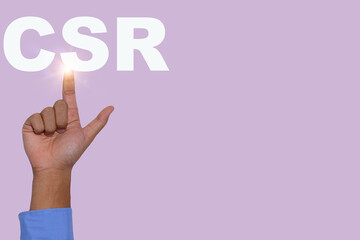 Fototapeta premium CSR Corporate Social Responsibility