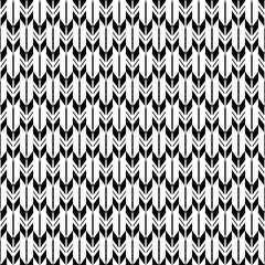Geometric background arrow feathers seamless pattern