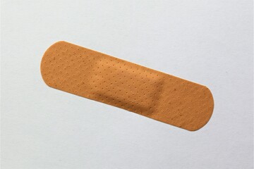 adhesive bandage on a white background