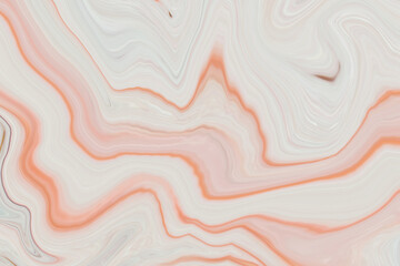 Obraz premium Abstract orange marble ink background or watercolor paint wallpaper