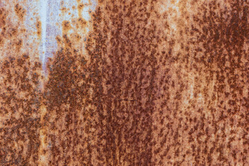 texture of rust on metal plate