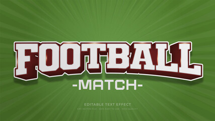 football typography premium editable text effect © Crealive.Studio