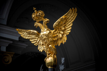  double-headed eagle symbol of the Russian empire.