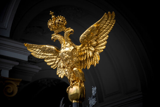  double-headed eagle symbol of the Russian empire. - Powered by Adobe