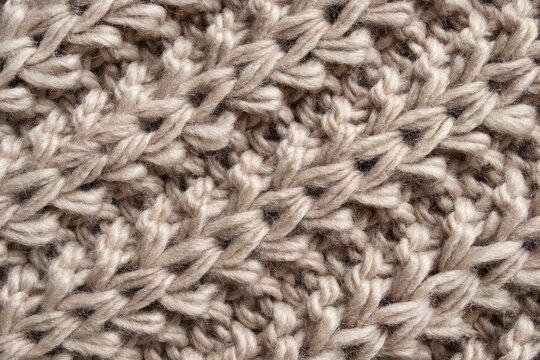 Wool knitted background