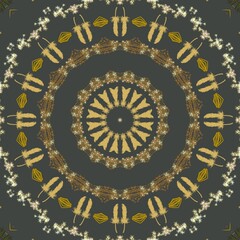 Marocco art with floral design