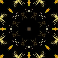 Marocco art with floral design