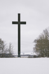 Ein Ostlandkreuz in Geislingen auf der Schildwacht, Baden-Württemberg, Deutschland