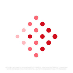 Modern professional icon arrow in technology style