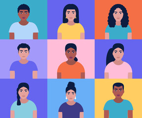 Fototapeta premium different people