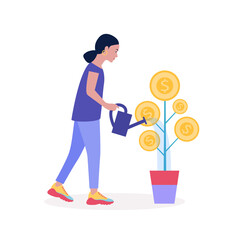 Business investment concept