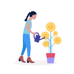 Business investment concept