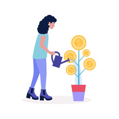 Business investment concept