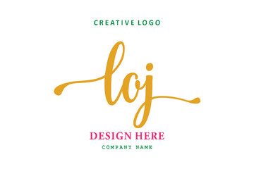 LOJ lettering logo is simple, easy to understand and authoritative