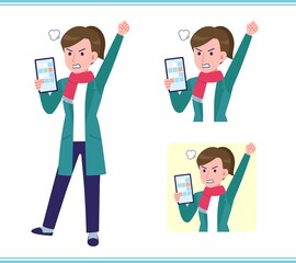 Young woman in a cardigan