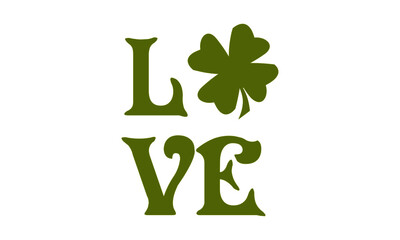 Saint Patrick's Day Special Design, Typography for print or use as poster, card, flyer or T Shirt