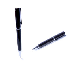 Black-Pen different view isolated on white background
