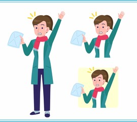 Young woman in a cardigan