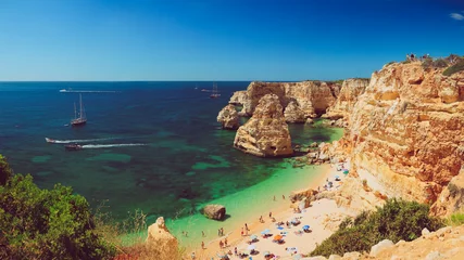 Vlies Fototapete Strand Marinha, Algarve, Portugal Portugal, Algarve, Praia da Marinha