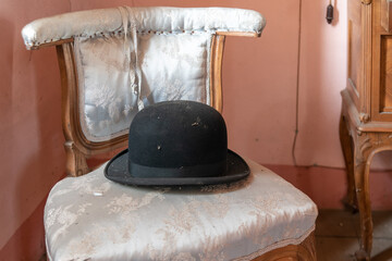 
Italy, 20 January 2021. Objects in an abandoned country villa