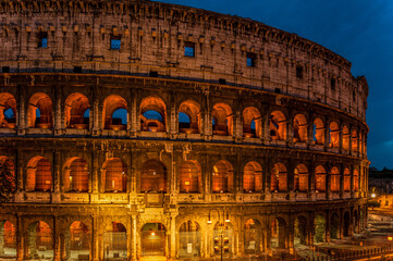 Fototapeta na wymiar Colosseum in Rom