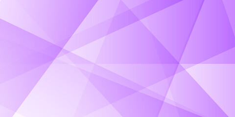 Fototapeta premium Banner background with pastel purple low poly design vector horizontal purple banner