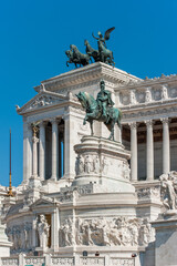 Fototapeta na wymiar Denkmal für Vittorio Emanuele II in Rom