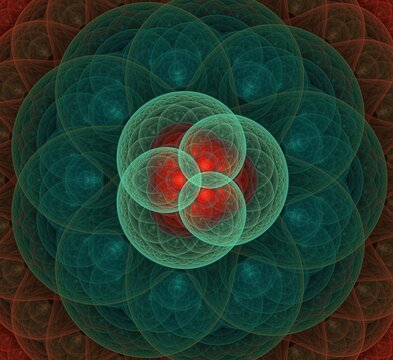Abtract fractal pattern and shape