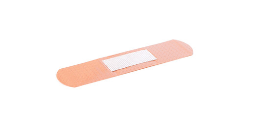 Adhesive bandage isolated on white background