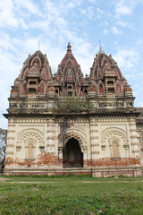 Durga temple , Rajnagar palatial complex ruins, Bihar, india.