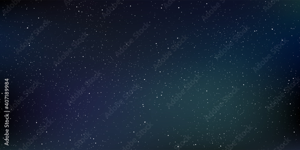 Wall mural astrology horizontal star universe background. the night with nebula in the cosmos. milky way galaxy