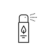 Freshener icon. Eco spray sign vector illustration.