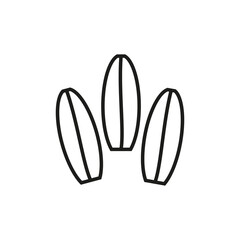 A vector icon with the image of malt