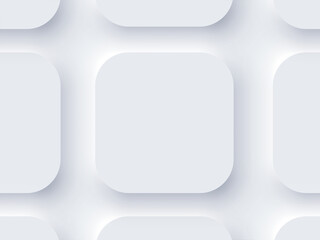 Application Realistic Apple Icon Blank Set Template Mockup - obrazy, fototapety, plakaty