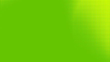 Dots halftone green color pattern gradient texture with technology digital background. Dots pop art comics with nature graphic design.