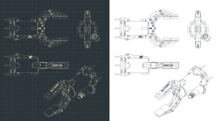 Robotic arm drawings