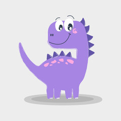 Cute baby girl dinosaur.