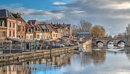 Amiens, Quartier St Leu, France