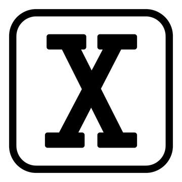 Roman numeral ten.