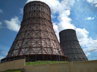 high towers cooling towers for industrial thermal power plants
