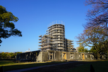 工事中原爆ドーム