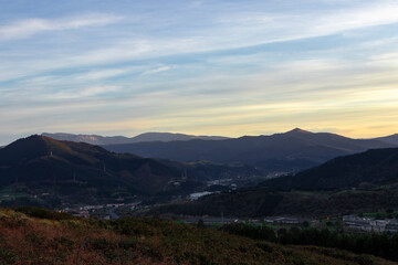 panoramic view of the city of bilbao